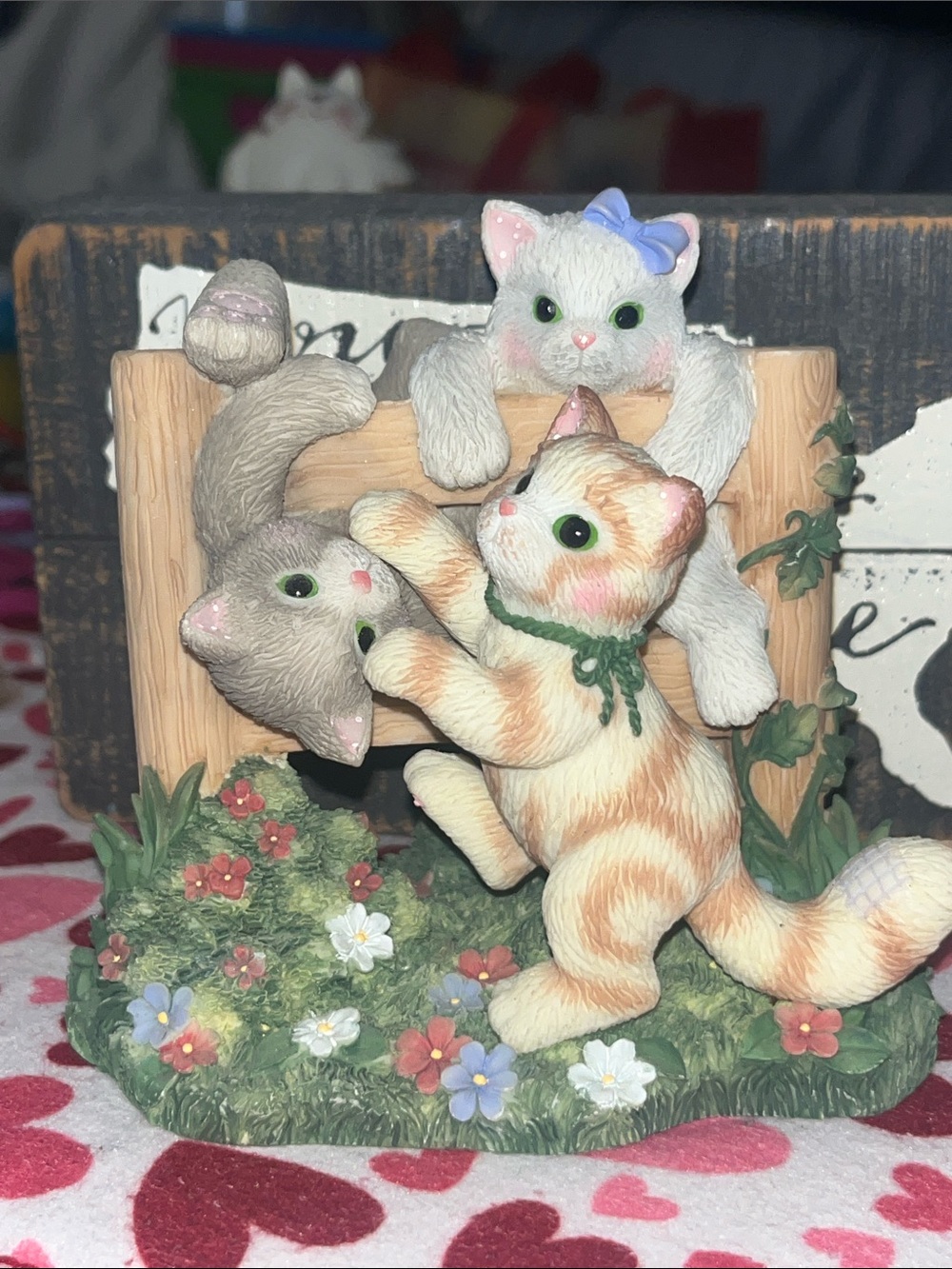 Vintage “Calico Kittens - Just Hanging Around” Limited Edition